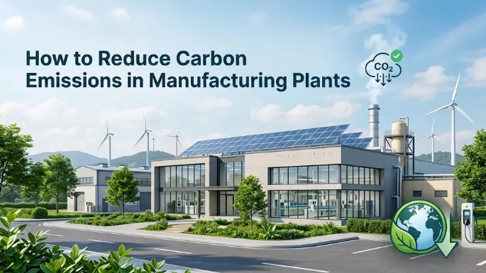How to Reduce Carbon Emissions in Manufacturing Plants