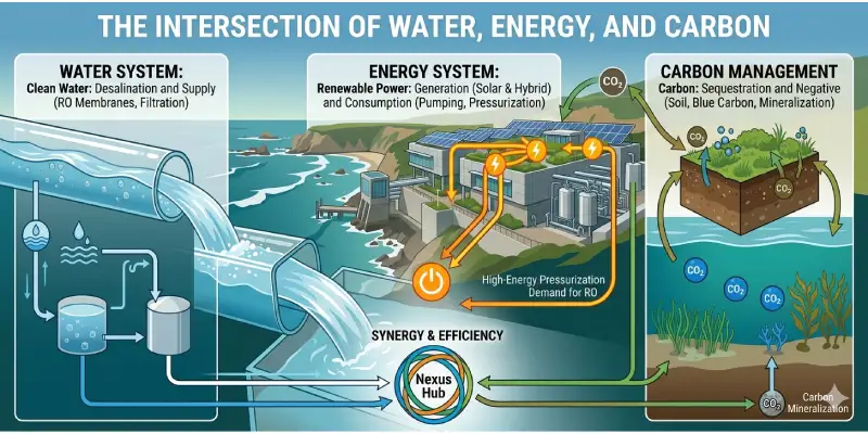 The Intersection of Water, Energy, and Carbon