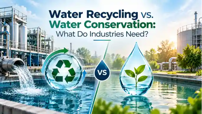 Water Recycling vs Water Conservation: What Do Industries Need?