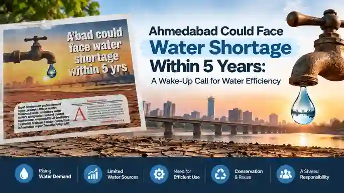 Ahmedabad could face water shortage within 5 years