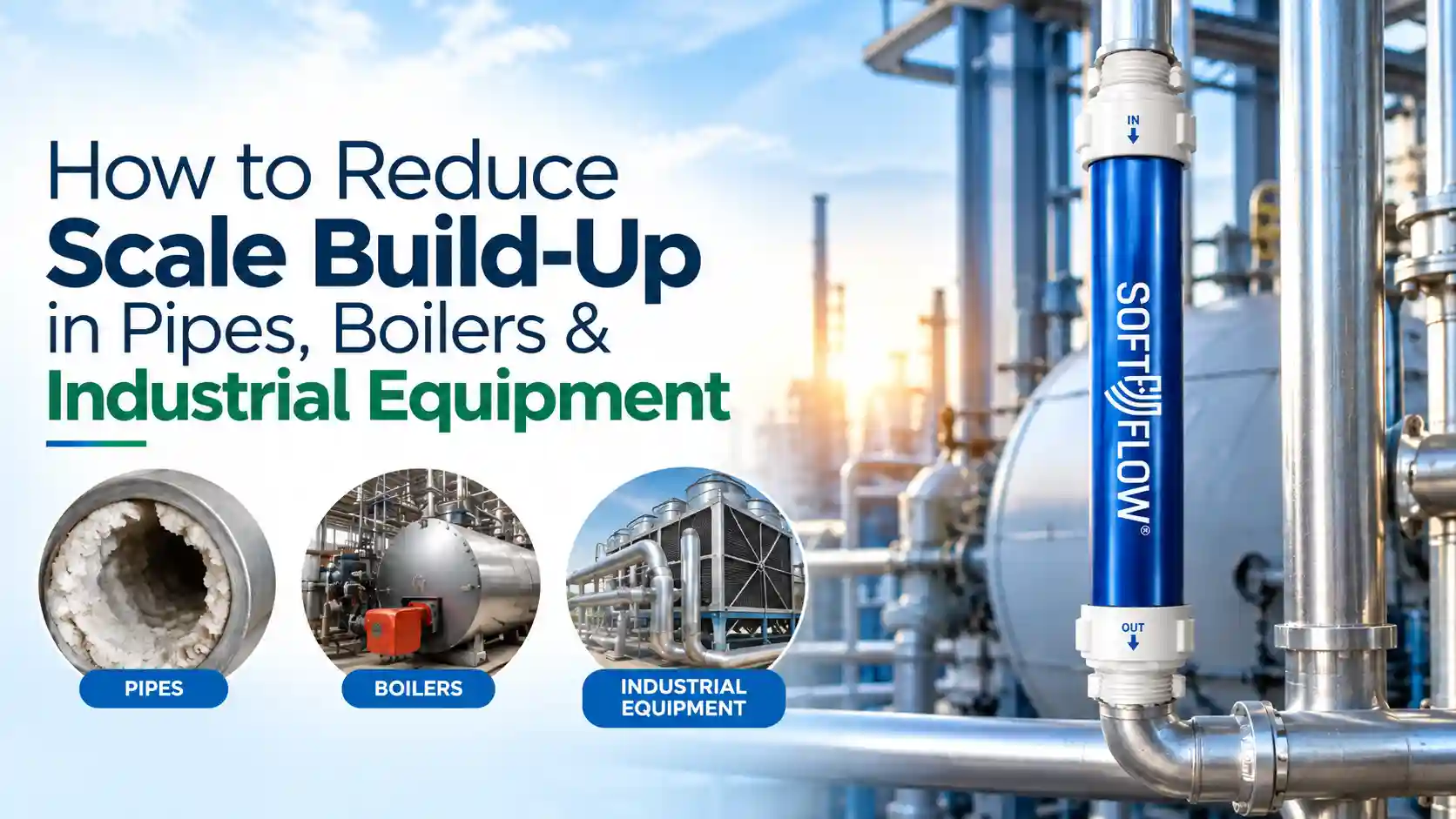 How to Reduce limescale Build-Up in Pipes, Boilers & Industrial Equipment